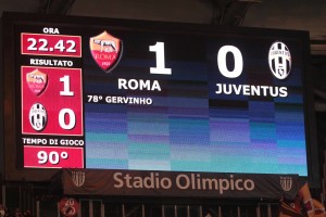 ROMA JUVENTUS 1 A 0