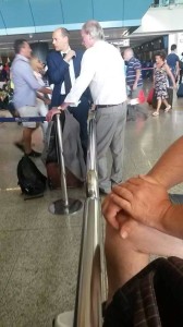 Saba e baldiss in aeroporto