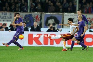 SALAH gol 2 Roma Fiorentina